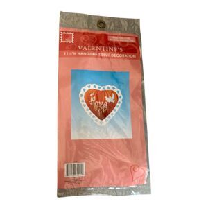 Greenbrier Valentine’s Day I Love You Heart Hanging Paper Tissue Decoration *New
